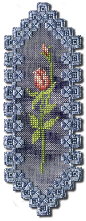 Rose bookmark image